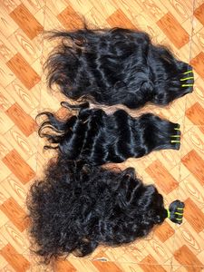Extensions de cheveux longs Remy de luxe indiens, non traités, à fond épais - Product Image 2