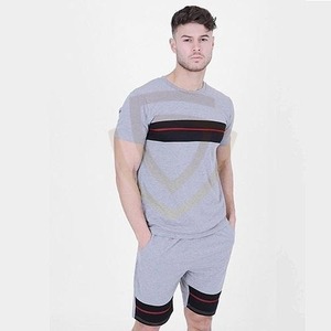 Nouveauté : Ensemble été homme deux pièces, conçu pour le confort, coton, look streetwear tendance, t-shirt et short - Product Image 1
