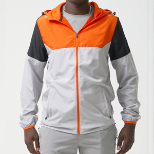 High Quality Men's Lightweight Windbreaker Tracksuit Set 2 Piece Hooded Mesh <b>Lined</b> Jacket Jogger <b>Pants</b> Windproof Sportswear - Product Image 4