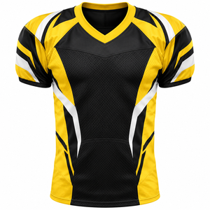 เสื้อเจอร์ซีย์อเมริกันฟุตบอลปี 2026 ดีไซน์ใหม่ แขนสั้น พิมพ์ลายได้ ปรับแต่งสีและขนาดได้ ป้องกันรังสียูวี มีไซส์พลัส คุณภาพดีที่สุด - Product Image 2