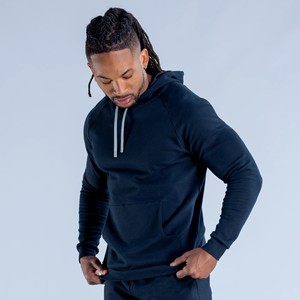 Nueva Llegada, Sudadera con Capucha de Invierno para Hombre, con Logotipo Personalizado, al por Mayor, Diseño con Bolsillo de Forro Polar, Transpirable, de Color Sólido, Suave y Cómoda - Product Image 6