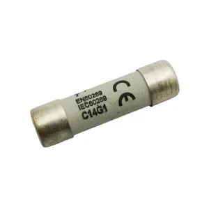 Cylindrical fuse links Power Electric 1A 690V little fuse price C14G1 ceramic fuse