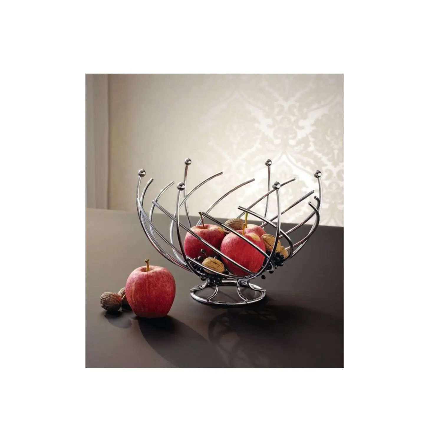 Cesto di frutta Organizer cucina articoli per la casa in metallo cesto di frutta Design di tendenza cesto di frutta e contenitore