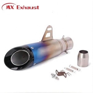 Silencieux d'échappement universel modifié en Fiber de carbone pour Moto benelli trk 502 msx125, 51mm, 61mm - Product Image 1