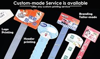 Bandes de marchandises avec crochets pour affichage au détail avec en-tête d'étiquette