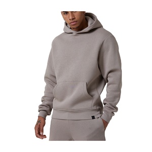 2024 Late Year Custom Men's Solid 100% Cotton Winter Hooded Jogging Track Suits 2 piezas Casual High Quality Bordado Sweat - Product Image 2
