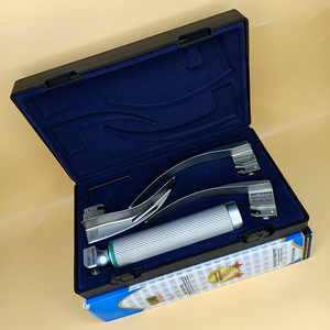 ชุดเครื่องมือตรวจกล่องเสียง LAPA-733073-2-1 ยี่ห้อ Macintosh แบบใยแก้วนำแสง 3 ใบมีด ชุด 2-3-4 สำหรับผู้ใหญ่ ด้ามจับคุณภาพพรีเมียม ใบมีดฆ่าเชื้อด้วยหม้อนึ่งความดันสูง - Product Image 3