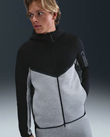 Sweat-shirt à capuche pour homme, noir et gris, manches raglan, coupe classique, style décontracté, veste en polaire avec poche, tissu tricoté, style automne