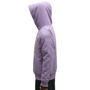 Nuevas Sudaderas con Capucha de Invierno para Uso Urbano, de Secado Rápido, Lisas, Estilo Vintage, Lavado Ácido, Transpirables, Bordadas, 100% Algodón, Corte Oversize - Product Image 3