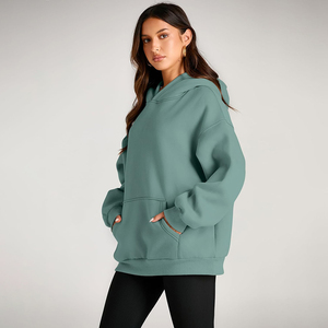 Sudadera con Capucha para Mujer, Estilo 2026, Venta al Por Mayor, Servicio OEM Personalizable, Color Sólido, Cuello con Capucha, Invierno-Primavera - Product Image 6