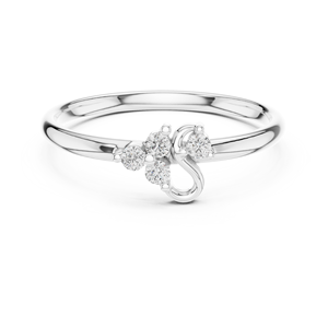 Anillo Infinito de Tres Piedras con Diamantes CVD Cultivados en Laboratorio en Oro Sólido de 18K - Product Image 5
