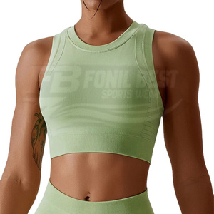 Ensemble 2 pièces de haute qualité, écologique, avec logo personnalisé, taille XL, short de sport, vêtements de gym, soutien-gorge sans couture, yoga, vêtements de sport pour femmes - Product Image 3
