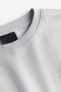 Sweat-shirt à col rond pour homme, mode hiver, tissu en coton respirant, manches longues, couleur gris uni, grandes tailles, vêtements pour homme - Product Image 6