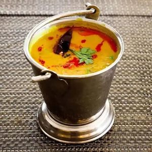 Cubo Balti de Acero Inoxidable con Asa de Cobre, Apto para Lavavajillas, para Servir y Almacenar Alimentos, Platos de Curry, para el Hogar y Restaurantes, Suministro al por Mayor - Product Image 1