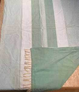 Toalla de Secado Rápido Ailoha Modelo 027, de Algodón con Rayas de una Sola Cara, para Deportes/Playa/Viajes - Product Image 3