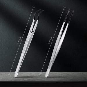 Precision Tweezers <b>for</b> Facial Hair & Chin Hair Slanted Design <b>for</b> Women & <b>Men</b> Eyebrow Plucker - Product Image 4