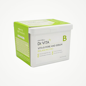 แผ่นโทนเนอร์เกาหลี Dr. Vita Vita B Pore and Sebum Balancing Pad 180 กรัม คิวอา โทนเนอร์แพด - Product Image 5