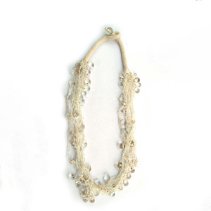 Natural Crochet Glass Bead Women's Multilayer Beads <b>Necklace</b> Party <b>Statement</b> Jewelry Fashion Ethnic Style at Bulk Rate - Product Image 2