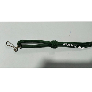 Cordón táctico de hombro de seda y algodón de primera calidad, cordón para silbato, color verde, hecho a medida con material personalizable - Product Image 5