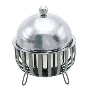 Luxury Green Buffet Chafing Dish Wooden Food <b>Warmer</b> Foldable Stackable Flip Top Lid Restaurant Catering Server Hot Pot Hotel - Product Image 1