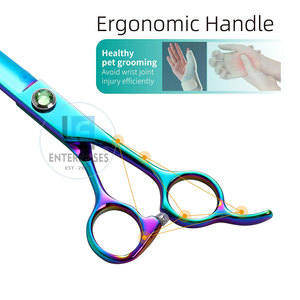 High Quality Stainless Steel Manual Straight Pet Grooming <b>Scissors</b> - Product Image 4
