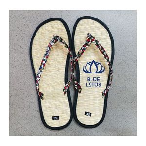 READY STOCK 2026 Seagrass <b>Slippers</b> Indoor Wear & Travel Use Breathable Cooling Surface Anti Odor Lightweight Comfort - Product Image 1
