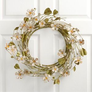 Guirnalda de Flores Metálica Hecha a Mano, Decoración Floral Moderna de Hierro para Sala de Estar, Decoración del Hogar, Adornos para Bodas y Fiestas - Product Image 1