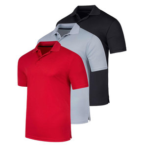 Chemises pour hommes en coton uni grande taille à séchage rapide avec logo OEM, coupe ajustée, respirantes, manches courtes – En promotion - Product Image 1