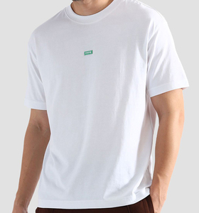 T-shirt sportif à manches courtes pour homme, coupe ajustée, séchage rapide, couleur unie, col rond, tricoté en polyester, pour les activités sportives - Product Image 2
