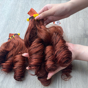 Venta al por mayor 100% Extensiones de Cabello Humano Virgen Crudo Vietnamita Super Doble Dibujado Hinchable con Color Chetsnut - Product Image 2