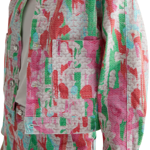 Chaqueta Corta de Mezclilla para Mujer, Estilo Utilitario, Lavada, Elegante, con Spandex/Algodón, para Trabajo, con Bolsillos, Fabricación OEM/ODM, Primavera/Verano - Product Image 5