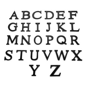 Autocollants en lettres acryliques miroir dorés personnalisés, autocollants muraux en alphabet 3D autocollants pour la décoration de la maison et des mariages - Product Image 4