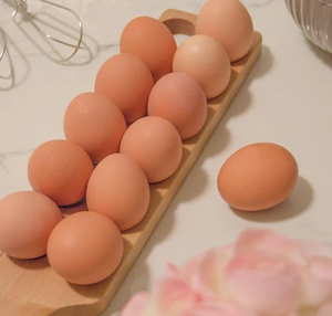 New Style Decorative <b>Egg</b> Rack Wooden <b>Eco</b>-Friendly Space-Saving Kitchen Refrigerator Counter Top use - Product Image 3