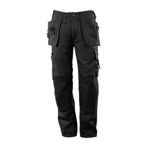 Pantalon de travail pour homme, coupe ample, en coton de haute qualité, imperméable, avec double genouillère, idéal pour le travail en extérieur, style cargo. - Product Image 2