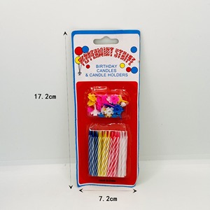 TOOWIN Juego de 24 Velas de Cumpleaños Coloridas con Diseño en Espiral Serigrafiado – Adornos Decorativos para Pasteles - Product Image 6