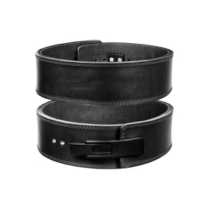 Custom Genuine Leather Lever Belt for Powerlifting Weightlifting Gym Training with Stainless Steel Lever Buckle OEM ODM - Product Image 2
