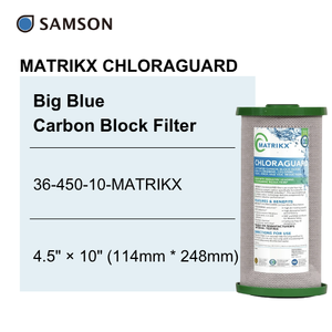 Filtre à charbon actif Big Blue MATRIKX CHLORAGUARD 36-450-10 10 pouces - Product Image 2