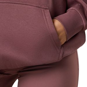 <b>Brown</b> Winter Printed Front Relaxed Fit Hoodie Women <b>Fleece</b> Pullover Long Sleeve Casual Streetwear Cozy Everyday Fashion - Product Image 5