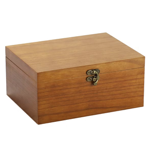 Cajas Rectangulares de Madera de la Mejor Calidad con Acabado en Madera Natural de Alto Estándar para Almacenamiento en el Hogar y Jardín - Product Image 3