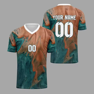 Maillot de football pour homme 100% polyester personnalisable, séchage rapide, coupe ajustée, haute qualité, vente en gros de vêtements de football à bas prix - Product Image 5