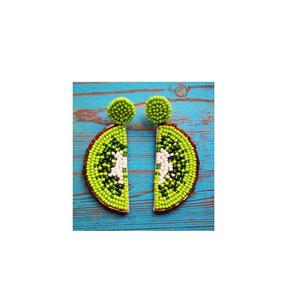 Embroidery Crafts Beaded Studs Drop Earrings <b>Set</b> Seed <b>Bead</b> Wholesale Supplier - Product Image 1