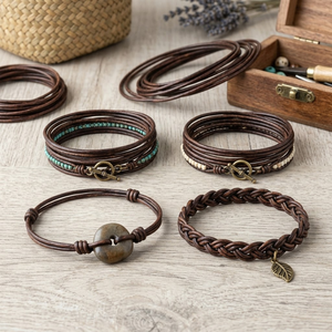 Cordón de Cuero Genuino Marrón Oscuro Antiguo de Primera Calidad de 2 mm, Cuerda Redonda para Fabricación de Joyas, Manualidades y Accesorios de Bricolaje, 100 Metros - Product Image 3