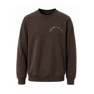 Sweat-shirts d'hiver pour hommes avec strass, détails brillants de qualité supérieure, coupe oversize, style streetwear tendance, design avec poches, écologiques - Product Image 1