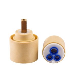 Composant de cartouche de valve interne en laiton usiné avec précision pour raccord sanitaire fluide et contrôle du débit de robinet - Product Image 5