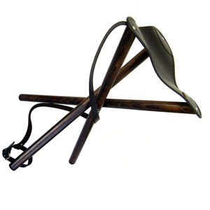 Silla de Caza Plegable de Madera con Asiento de Cuero 2026, para Exteriores y Camping, Tamaño y Color Personalizables, para Todas las Estaciones, Fabricada por Imra Impex - Product Image 3