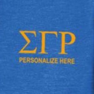 Camiseta Polo Sigma Gamma Rho Unisex de Algodón, Manga Corta, con Cuello, Informal, Ropa de Hermandad Griega, Top Clásico con Letras, Personalizable - Product Image 2