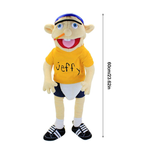 Plush Puppet Girl With Red Hair And Blue Dress <b>Soft</b> <b>Stuffed</b> Animal <b>Toy</b> For Kids Age 2 To 4 Years - Product Image 4