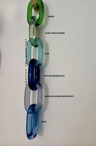 Chaîne décorative en résine acrylique écologique de qualité supérieure, personnalisée, élégante et faite à la main par Abdul Rehman Enterprises - Product Image 2