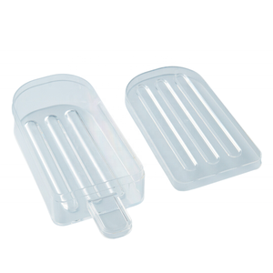 Boîte d'emballage de luxe en forme de sucette transparente Kwang Hsieh, recyclable et gaufrée, pour gelée, jus et chewing-gum - Product Image 3