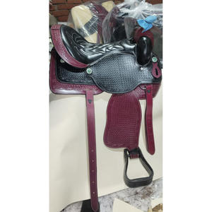 À VENDRE SHOW WESTERN SIÈGE COMPLET HARNAIS EN CUIR SELLE OUTILLAGE À LA MAIN BRUN EN DOLLAR 65 CARTE DE CRÉDIT TAILLE ACCEPTÉE 14 15 16 17 18 - Product Image 2